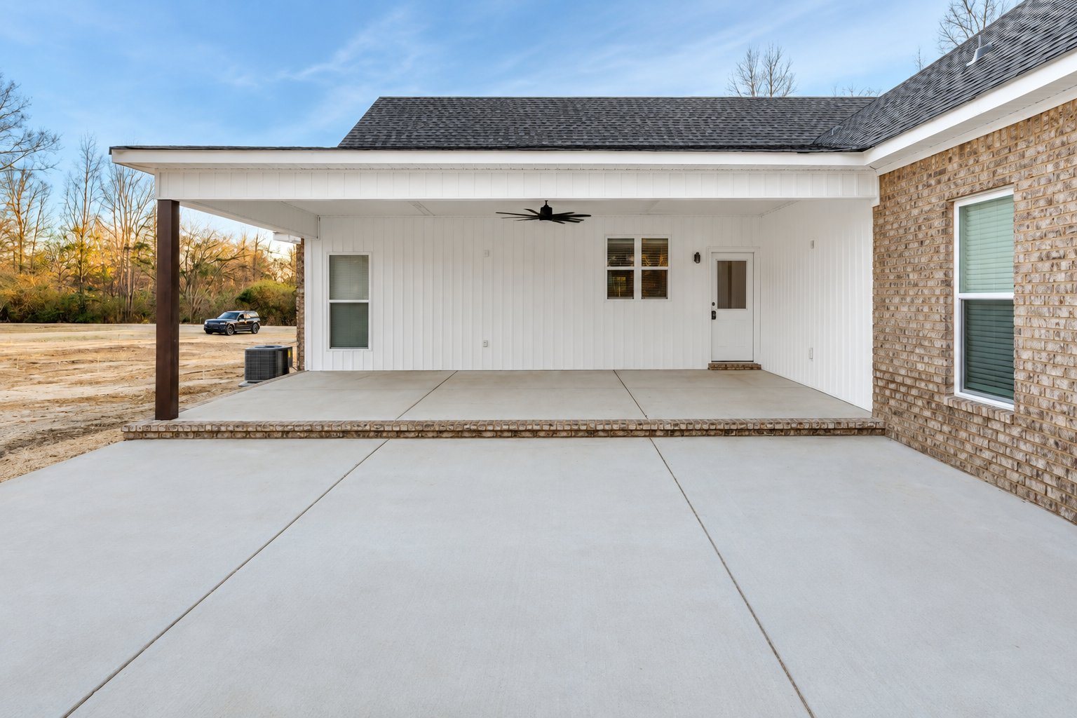 The Brick Cottage carport
