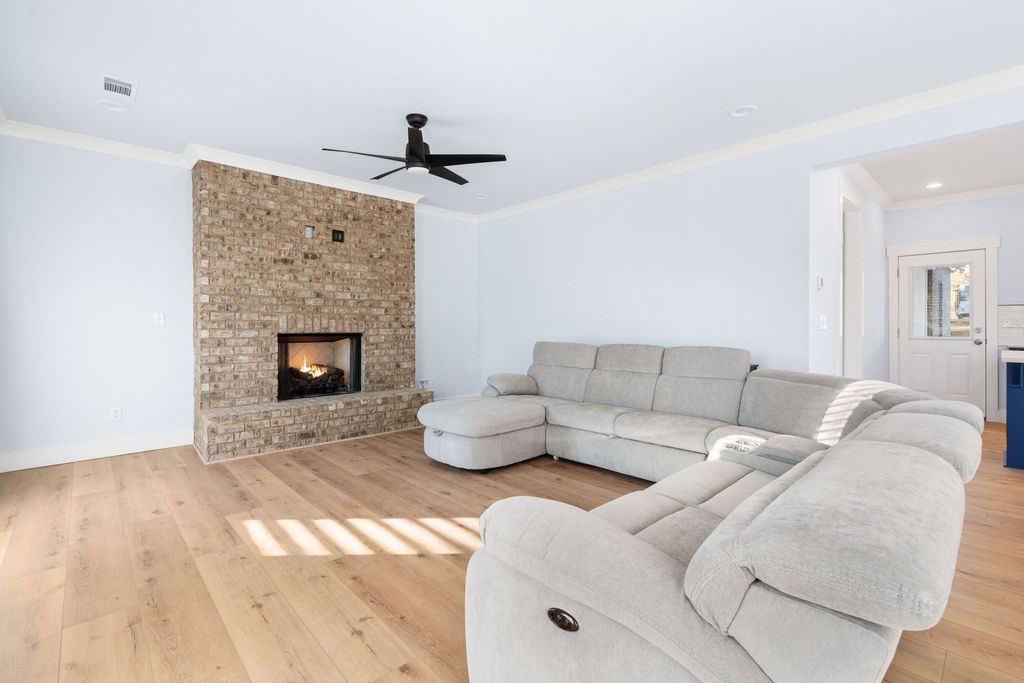 The Brick Cottage living room