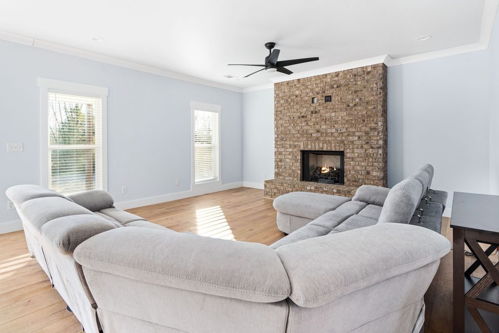 The Brick Cottage living room