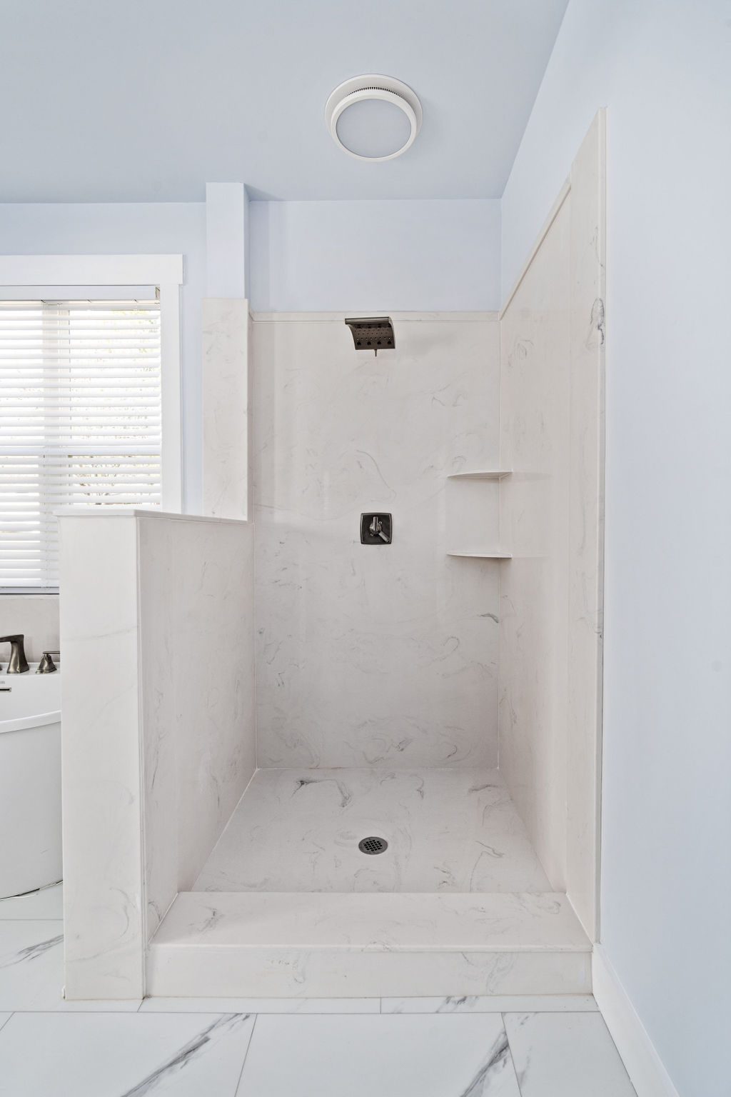 The Brick Cottage walk-in shower