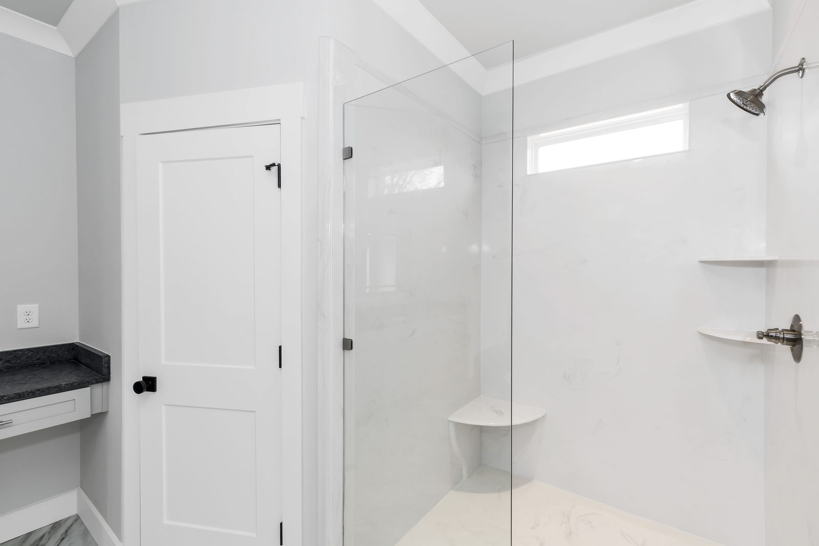 The Modern Farmhouse primary shower
