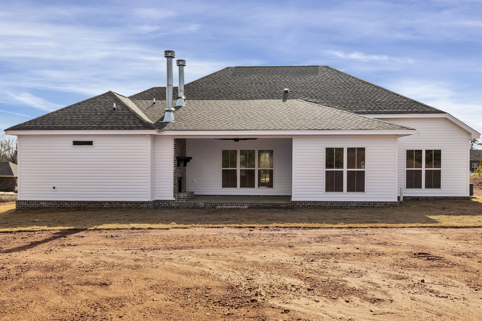 The Modern Farmhouse rear exterior